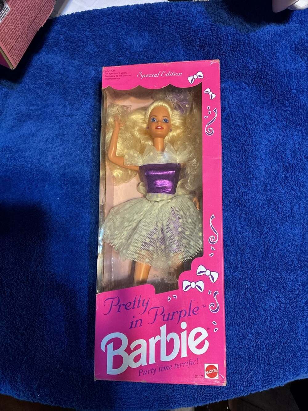 1992 Mattel Special Edition Pretty in Purple Barbie Doll #3117